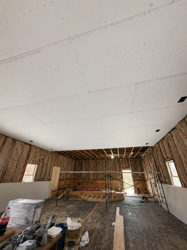Church Renovations from Fire Restoration. Before