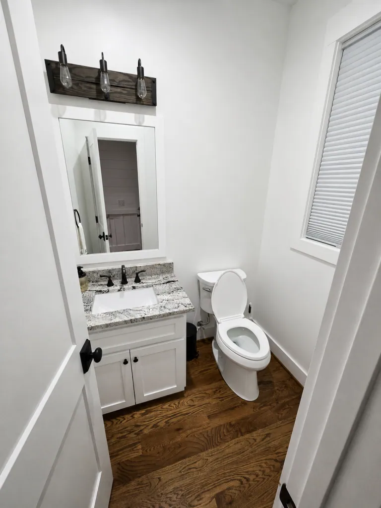 Custom Home Build Guest Bathroom